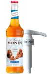 Monin Caramel - Light - Sirup 1,0 Liter + Dosierpumpe 1,0 Liter