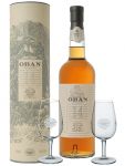 Oban 14 Jahre Single Malt Whisky + 2 Classic Malt Whiskygläser