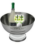 Scavi & Ray Hugo Champagnerkühler Edelstahl + 2 Gläser + Scavi & Ray Hugo 0,7 Liter