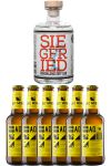 Siegfried Rheinland Dry Gin Deutschland 0,5 Liter + 6 x Aqua Monaco 0,23 Liter