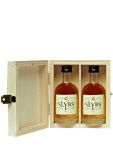 Slyrs Single Malt Whisky 2 x 0,05 Liter + Slyrs Holzkiste