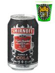 Smirnoff & Cola Dose 0,33 Liter + Jello Shot Waldmeister Wackelpudding mit Wodka 42 Gramm Becher