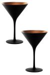 Stölzle Cocktail-und Martiniglas Elements Serie 2 Stück schwarz - bronze1400025EL098