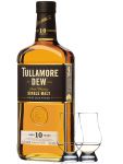 Tullamore Dew 10 Jahre Irish Single Malt Whiskey 0,7 Liter + 2 Glencairn Gläser