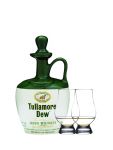 Tullamore Dew im Tonkrug 0,7 Liter + 2 Glencairn Gläser