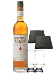 Writers Tears Pot Still Blend Irish Whiskey 0,7 Liter + 2 Glencairn Gläser + 2 Schieferuntersetzer ca. 9,5 cm